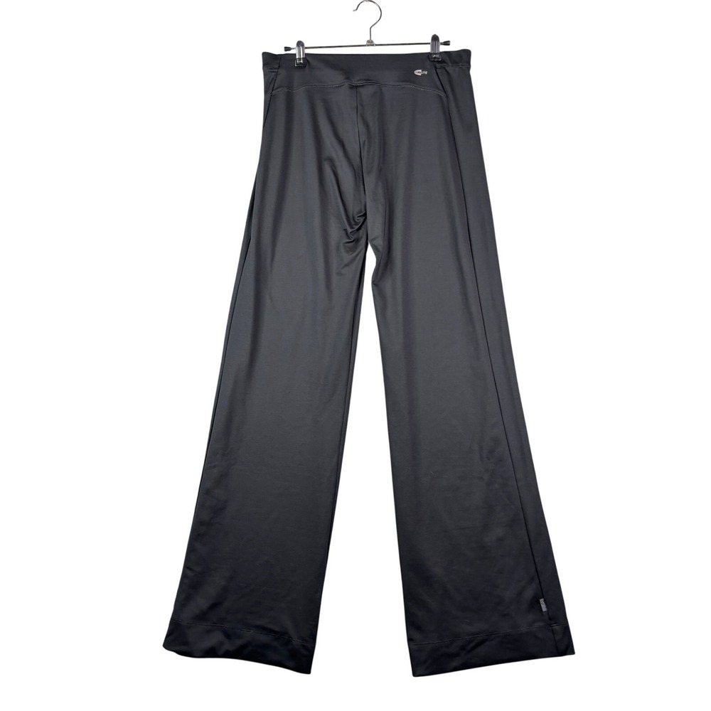 Adidas Climalite Black Flare Leg Yoga Workout Pants Women's Size Medium
